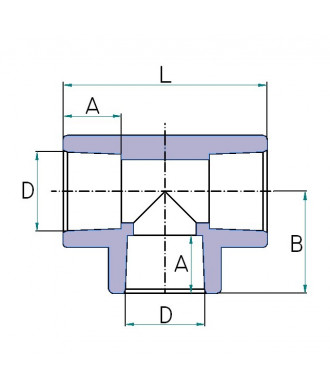 На фото Hi-Therm PP-R tee
